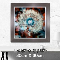 미프리아트 보석십자수 전용액자 30cmx30cm, AT-305 실버 30cmx30cm