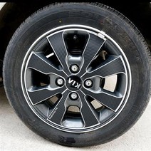 기아 올뉴모닝 14인치 휠마스크 카본 시트지 튜닝용품, E타입