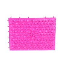 호정스토어 발바닥 지압판 지압매트 조립연결가능, 핑크, 1개