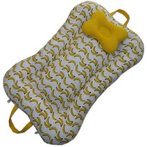 뽀송아이 보트침대 배게 SET, 1번 옐로우바나나(목베게포함)