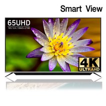스마트뷰 J65SB 4K UHD TV 사운드바 내장, 스탠드형 (기사방문설치)
