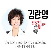 김란영-트로트연가(2CD)/멀어지지마/보약같은친구/묻지마세요/반/해운대밤거리/보고싶다내사랑/안동역에서/붉은입술/사은품CD증정