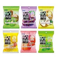 오리히로 곤약젤리 파우치 1박스(12봉지) 8가지 맛, 복숭아 (6개입) x 4봉지 +포도 (6개입) x 4봉지, 배 (6개입) x 4봉지