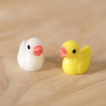 그린테라피 피규어 1개 마리모 장식 꾸미기, 오리(색상랜덤)