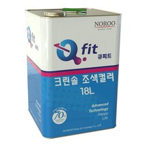 노루페인트 아크릴 외부용 수성페인트 큐피트 크린솔 18L 유광, 그레이5