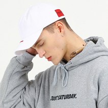 TWILL LOGO BB CAP WHITE-저스트세러데이[무료배송]