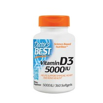 Doctors Best 비타민 D3 5000 IU, 360정, 2개