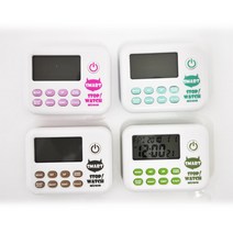 점프 백라이트 기능 알람 현재시간 타이머 무소음기능 탑재 스마트 스톱워치, 연두