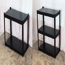 고릴라랙 2단~3단 다용도선반 철제선반 조립식 진열대 수납가구 공간수납, 고릴라랙-800/3단60-블랙