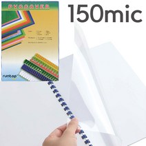 KY I&D 제본표지투명1500mic 200mic 100개 제본링 사무용품, 제본표지투명200mic(A4)-100개, A4