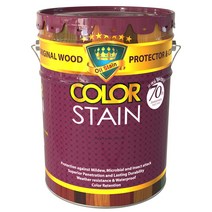 노루페인트 곰팡이방지 목재보호용 올뉴 칼라스테인 무광 16L, 엄버4, 1개