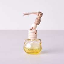 덕희네가게 차량용 미니 디퓨저 용기 모음 방향제 공병 시리즈, 고양이 옐로우, 10ml