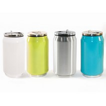 썬더 캔 텀블러 500ml/300ml, 실버, 300ml