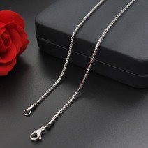 7hit 써지컬스틸 남자목걸이 얇은 목걸이줄