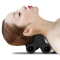 도매창고 경추 목안마기 뒷목 다기능 지압 마사지기, 화이트, 1개