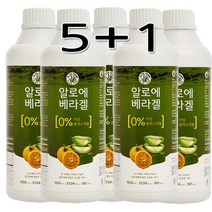 거제알로에팜 5+1 알로에베라겔 1050ml, 6병, 1000ml
