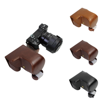 아이디스킨 소니 SONY A6500 PU가죽케이스 속사케이스, 1개, 소니 A6500 가죽케이스 브라운