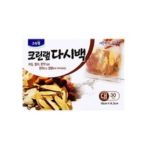 크린랩 크린다시백 대형 30매 국물백 국물팩 국물다시팩 멸치육수팩 티망 어묵육수 떡국육수 찌개육수 걸음망, 사이즈, 대, 대(L)
