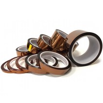 소유 국산 캡톤테이프 내열테이프 5~50mm x 33M 낱개 내열용, 6mm(폭) X 33M(길이) 갈색, 1개