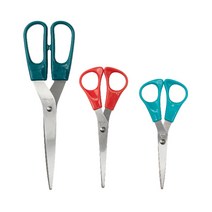 (정품) 이케아 IKEA TROJKA 가위3종/3개, TROJKA 가위3종 멀티컬러/3개 503.377.21