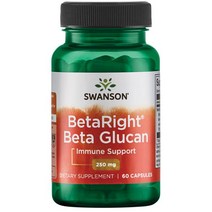 스완슨 베타라이트 베타 글루칸 250mg 캡슐, 60개입, 1개