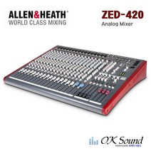 ALLEN&HEATH ZED-420 콘솔믹서 레코딩용 16마이크 20채널 4버스