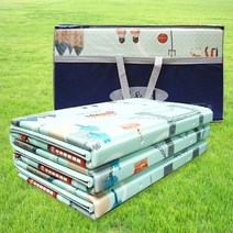 (국내산)B&H 국내산 돗자리 240x200 뉴욕 (전용가방포함) 캠핑매트 야외용매트 접이식매트 방수매트 휴대용매트 발포매트 돗자리 피크닉매트 3단캠핑매트