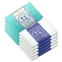 [다모아포장] 좋은리필 매직캔리필 20L(250) 민트색상 10개 기저귀 휴지통 리필봉투