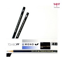 톰보우 MONO J 소묘연필 4B(1타스), 4B, 12개