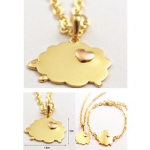 18K GOLD [미아방지목걸이] 귀염천사양_BP884