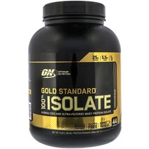 옵티멈뉴트리션 골드 스탠더드 아이솔레이트 웨이 프로틴 파우더 드링크 믹스, 1개, 1.36kg