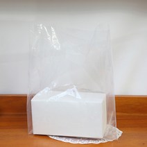 마카롱포장 투명PE비닐백 100매입 22x31x8