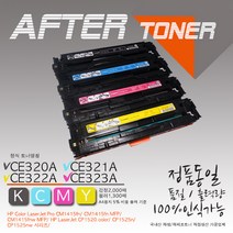 HP 프린터 컬러 레이저젯 Pro CM1415fn MFP 토너(재생토너), 1개, 1_CE320A 검
