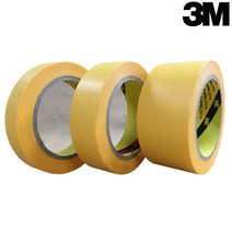 3M 244 내열 마스킹 테이프 고온 고열 15㎜×50m, 1개