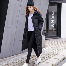 여성용 커먼 롱패딩