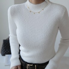 하이데일리 보웬 반폴라 니트