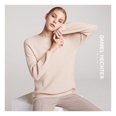 [다니엘 에스떼] 다니엘에스떼 홀가먼트 이태리 퓨어 캐시미어100 니트 풀오버