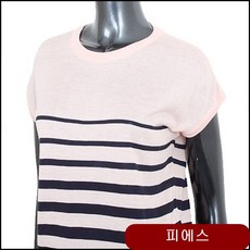 여성큰옷 라운드 브이넥 니트 BI13 그라데이션 단 빅사이즈 스웨터 여성니트 iswa