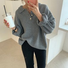 프로젝트브이 여성 니트 가디건 브이넥 라운드넥 스웨터 13 Y