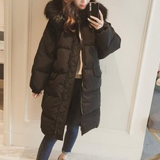 kirahosi 여성패딩 패딩코트 후드퍼롱패딩 Kobhu8
