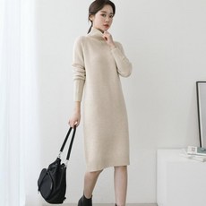 [제이-G] 여성 목폴라 니트원피스