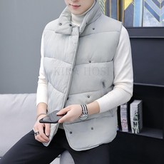 남자 패딩 조끼 남성 겨울 경량 캐주얼 방한 아우터 +덧신 증정 kirahosi 272 HD9+덧신 BWkjsg7d