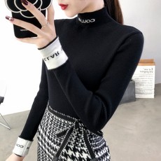 여성 터틀넥 니트티 EG11