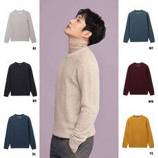 [현대백화점]마인드브릿지[남성]MTKT7121 사선조직라운드넥니트