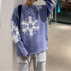 kirahosi 북유럽 겨울 산타 도톰 니트 캐주얼 스웨터 크리스마스 커플 12호+덧신증정 DDtqysnk