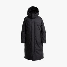 스파이더 우먼스 집 라인 롱 다운 자켓 블랙 류씨네 다운패딩점퍼