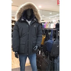 W몰 캉골 라쿤 퍼 하프 다운 9543 기타 점퍼류