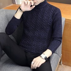 [마마루시아] 남성 터틀넥 니트 스웨터 yg11