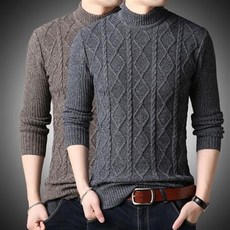 꽈배기 터틀넥 니트 11