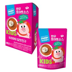 푸디버디 유아용 한우 토마토소스 5p, 혼합맛(쇠고기/토마토), 100g, 5개
